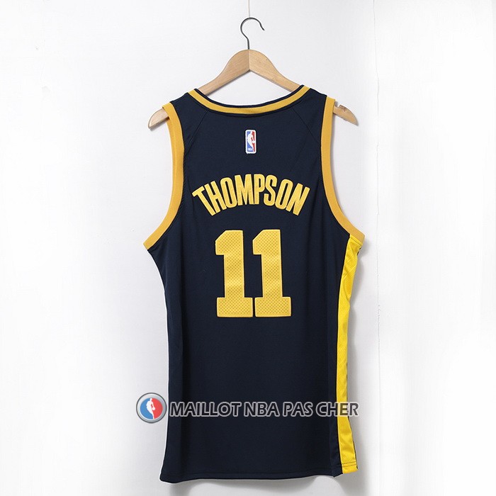 Maillot Golden State Warriors Klay Thompson NO 11 Statement 2022-23 Noir